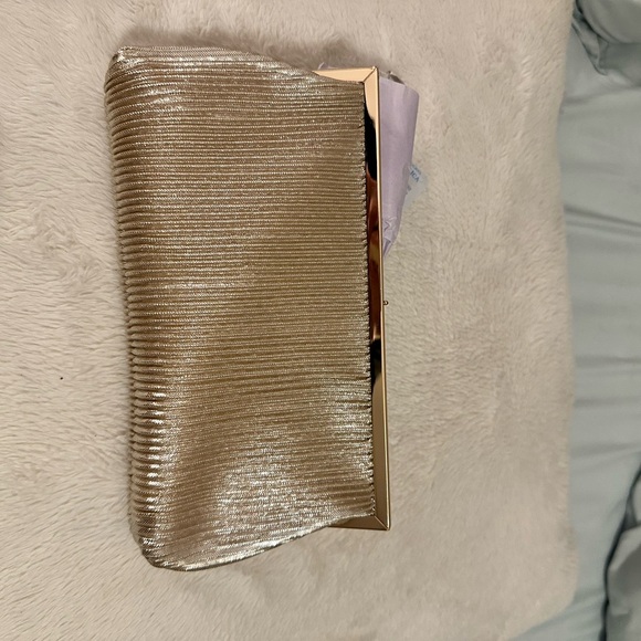 Nina Champagne rhinestone Clutch Bag - Picture 3 of 6